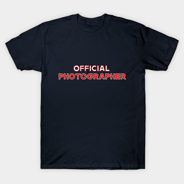 official photographer paparazzi T-Shirt by Closeddoor